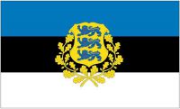 Flagge / Fahne Estland Wappen Hissflagge 90 x 150 cm