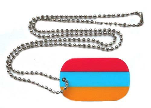 Dog Tag Fahne Armenien