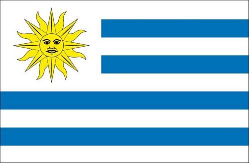 Fahnen Aufkleber Sticker Uruguay