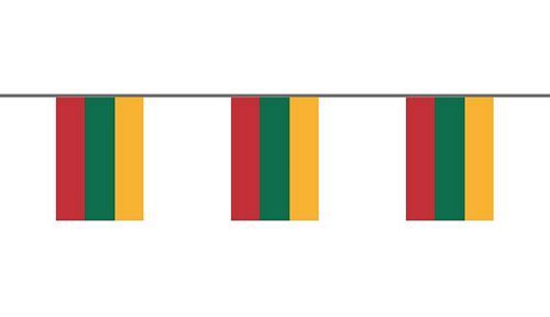 Fahnenkette Litauen 6 m, Flaggenketten