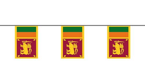 Fahnenkette Sri Lanka 6 m, Sonderformate