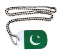 Dog Tag Fahne Pakistan