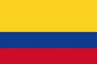Fahnen Aufkleber Sticker Kolumbien