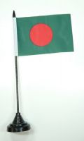 Fahne / Tischflagge Bangladesch 11 x 16 cm Flaggen