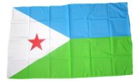 Flagge Fahne Dschibuti 30 x 45 cm