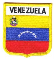 Wappen Aufnäher Fahne Venezuela