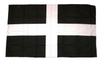 Fahne / Flagge England - St. Piran 30 x 45 cm