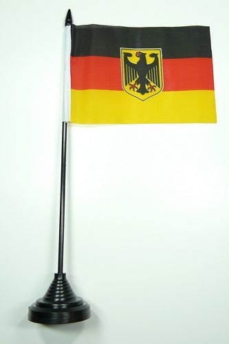 Fahne / Tischflagge Deutschland Adler NEU 11 x 16 cm