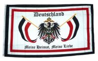 Fahne / Flagge Deutschland Meine Heimat Meine Liebe 90 x 150 cm