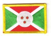 Fahnen Aufnäher Burundi