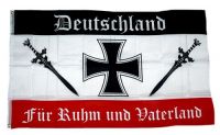 Fahne / Flagge Deutschland Ruhm und Vaterland 90 x 150 cm