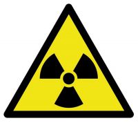 Aufkleber Sticker Radioaktiv