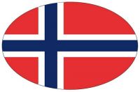 Wappen Aufkleber Sticker Norwegen