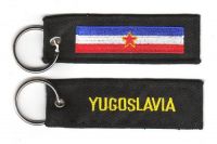 Fahnen Schlüsselanhänger Jugoslawien Stern