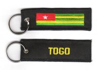 Fahnen Schlüsselanhänger Togo