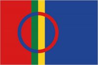 Fahnen Aufkleber Sticker Sami Lappland