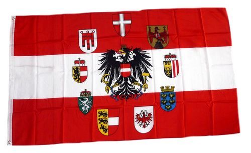 Flagge /Österreich Nieder/österreich 90 x 150 cm Fahne