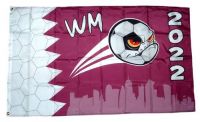 Fahne / Flagge WM 2022 Katar 90 x 150 cm