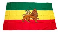 Fahne / Flagge Äthiopien Löwe 30 x 45 cm