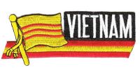 Fahnen Sidekick Aufnäher Vietnam