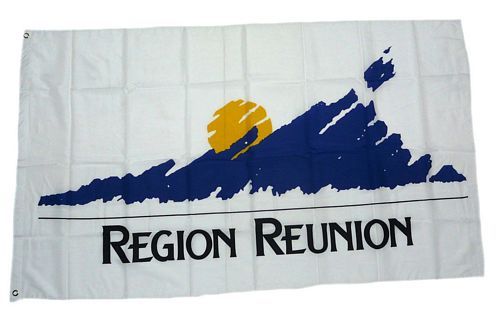 Fahne / Flagge Frankreich - Region Reunion 90 x 150 cm