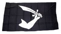 Fahne / Flagge Pirat Arm Schwert 90 x 150 cm