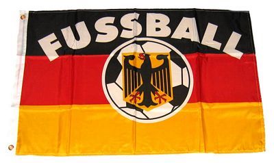 Fahne / Flagge Deutschland Fußball 60 x 90 cm