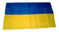 Fahne / Flagge Ukraine 30 x 45 cm