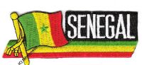 Fahnen Sidekick Aufnäher Senegal