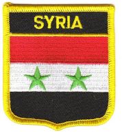 Wappen Aufnäher Fahne Syrien