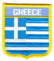 Wappen Aufnäher Fahne Griechenland