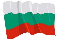 Fahnen Aufkleber Sticker Bulgarien wehend
