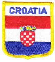 Wappen Aufnäher Fahne Kroatien