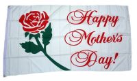 Fahne / Flagge Happy Mother´s Day Muttertag 90 x 150 cm