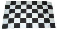 Fahne / Flagge Start / Ziel Karo schwarz / weiß 30 x 45 cm