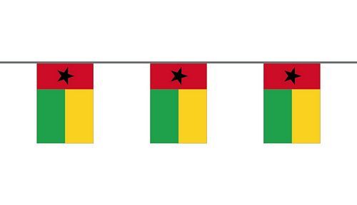 Flaggenkette Guinea Bissau 6 m