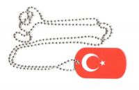 Dog Tag Fahne Türkei