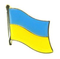Flaggen Pin Ukraine