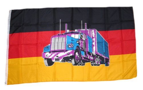 Fahne / Flagge Deutschland Truck 90 x 150 cm