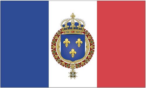 Fahne / Flagge Königreich Frankreich 90 x 150 cm