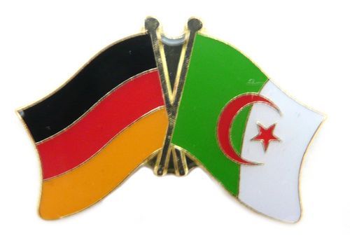 Freundschaftspin Algerien Pin Fahne Flagge 