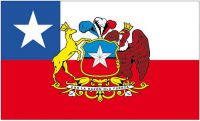 Flagge / Fahne Chile Präsident Hissflagge 90 x 150 cm