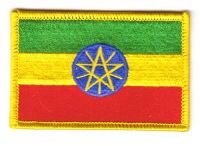 Fahnen Aufnäher Äthiopien