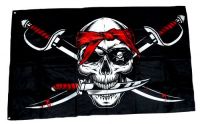 Fahne / Flagge Pirat Messer 90 x 150 cm