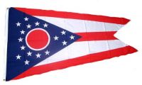 Fahne / Flagge USA - Ohio 90 x 150 cm