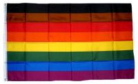 Fahne / Flagge Regenbogen Pride More Colour 90 x 150 cm