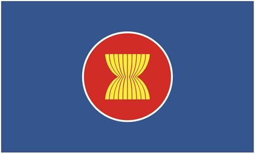 Fahne / Flagge Verband Südostasiatischer Nationen 90 x 150 cm
