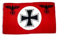 Fahne / Flagge Eisernes Kreuz rot 90 x 150 cm