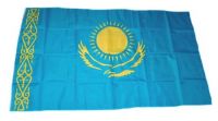 Fahne / Flagge Kasachstan 30 x 45 cm