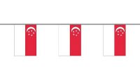 Flaggenkette Singapur 6 m